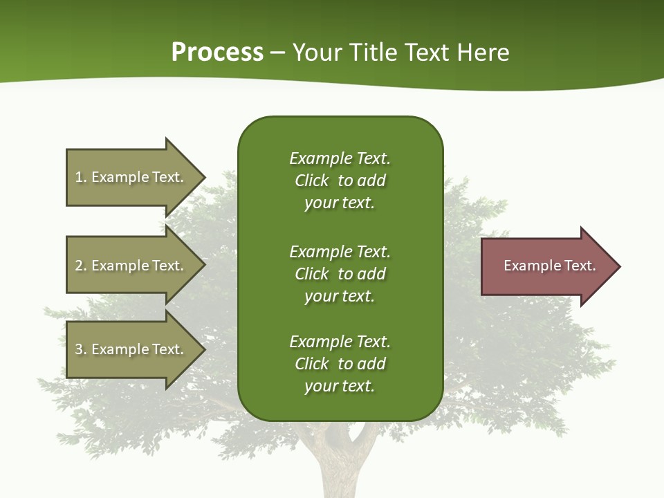 Eco Background Isolated PowerPoint Template