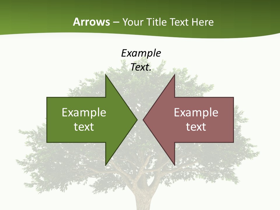 Eco Background Isolated PowerPoint Template