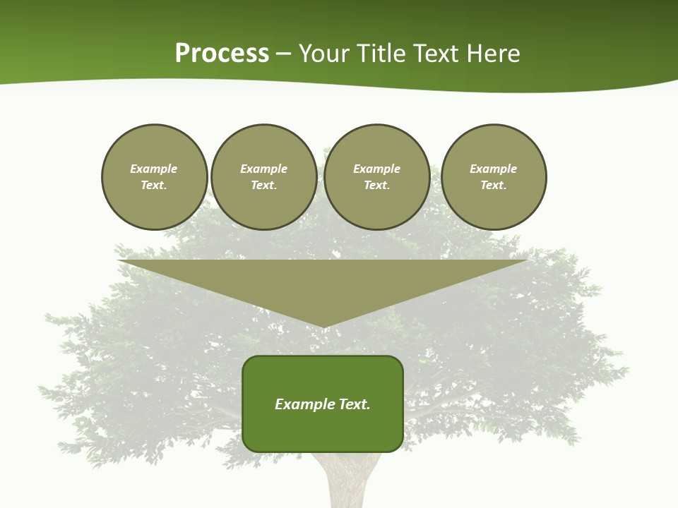 Eco Background Isolated PowerPoint Template