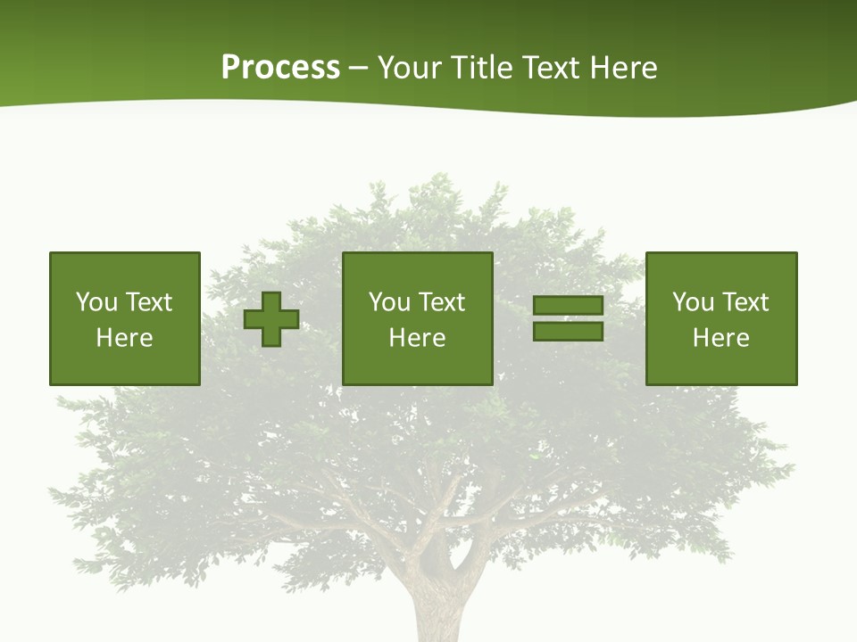 Eco Background Isolated PowerPoint Template