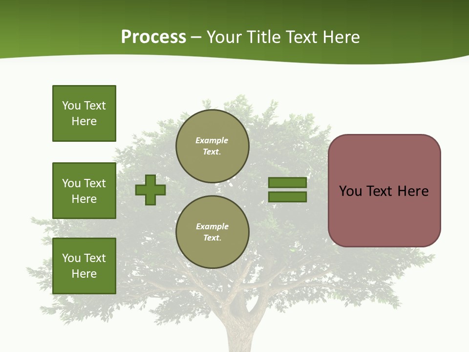 Eco Background Isolated PowerPoint Template