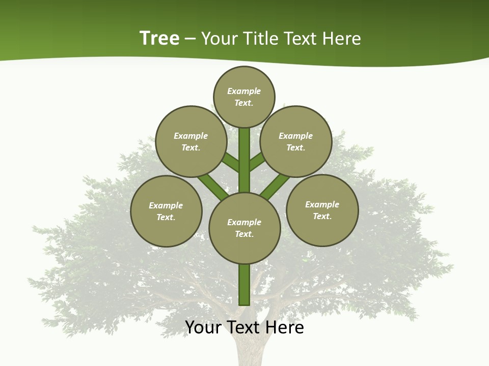 Eco Background Isolated PowerPoint Template