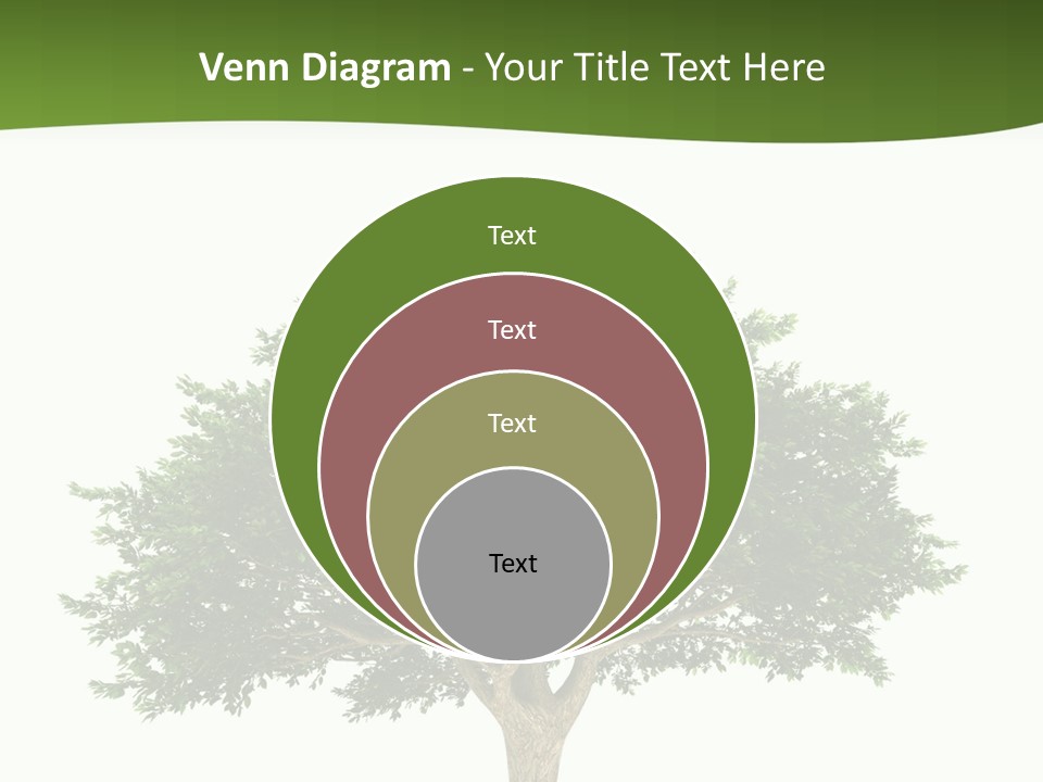 Eco Background Isolated PowerPoint Template