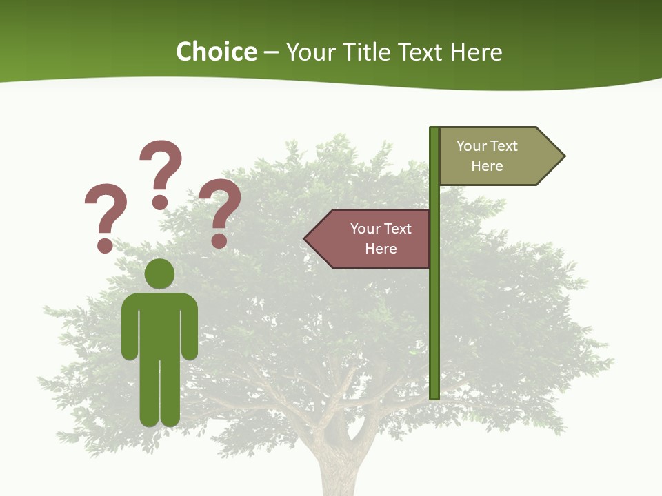 Eco Background Isolated PowerPoint Template