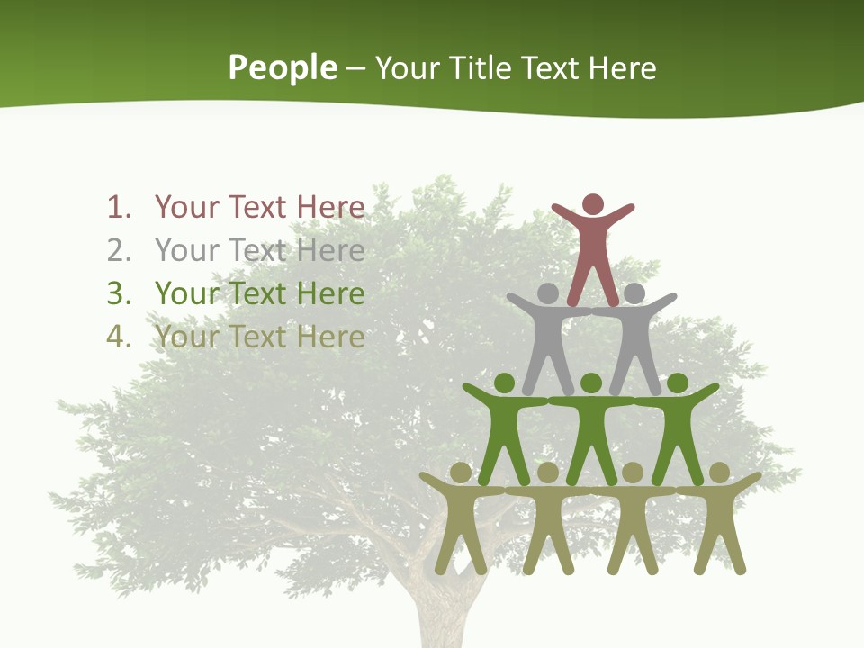 Eco Background Isolated PowerPoint Template