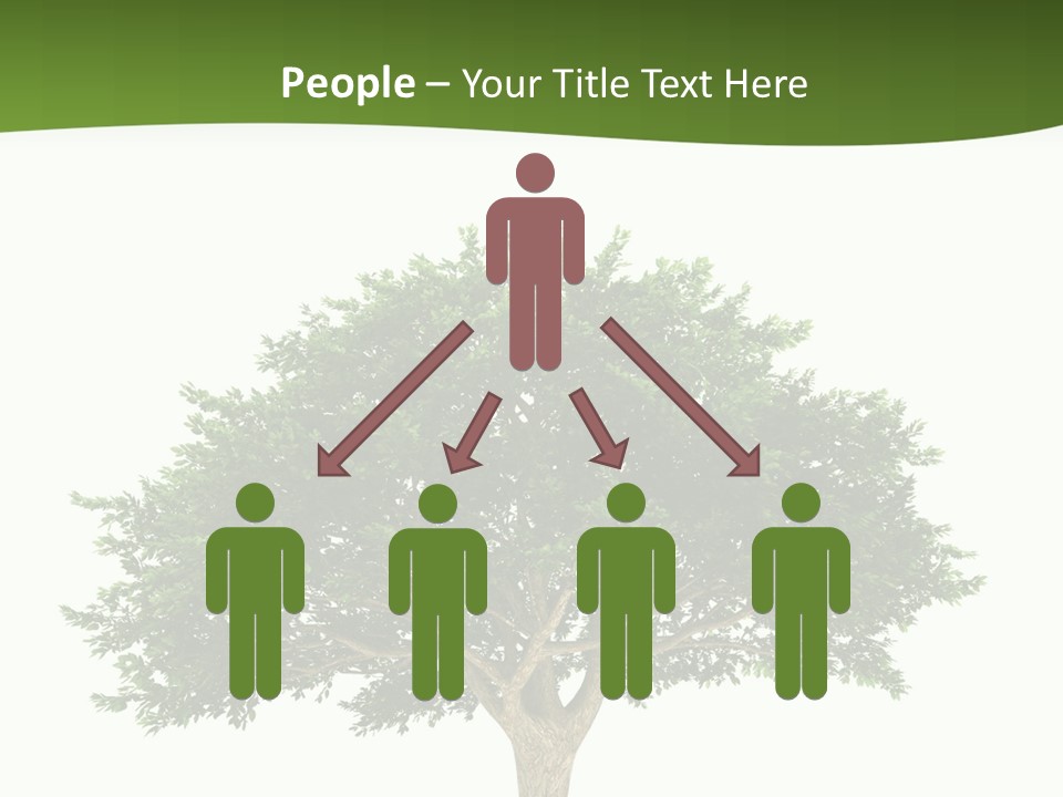 Eco Background Isolated PowerPoint Template