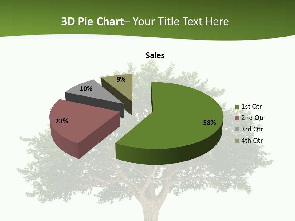 Eco Background Isolated PowerPoint Template