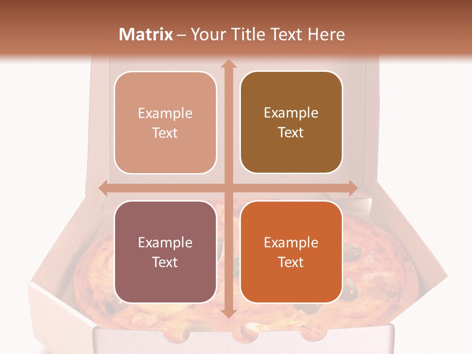 Meal Circle Cheese PowerPoint Template