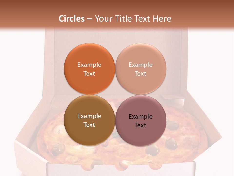 Meal Circle Cheese PowerPoint Template