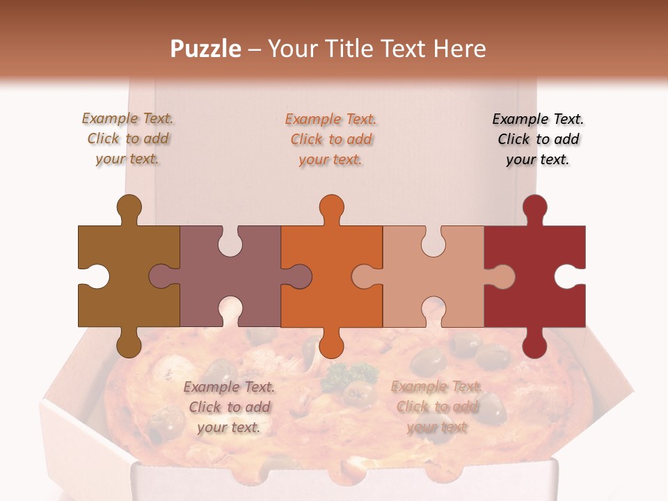 Meal Circle Cheese PowerPoint Template