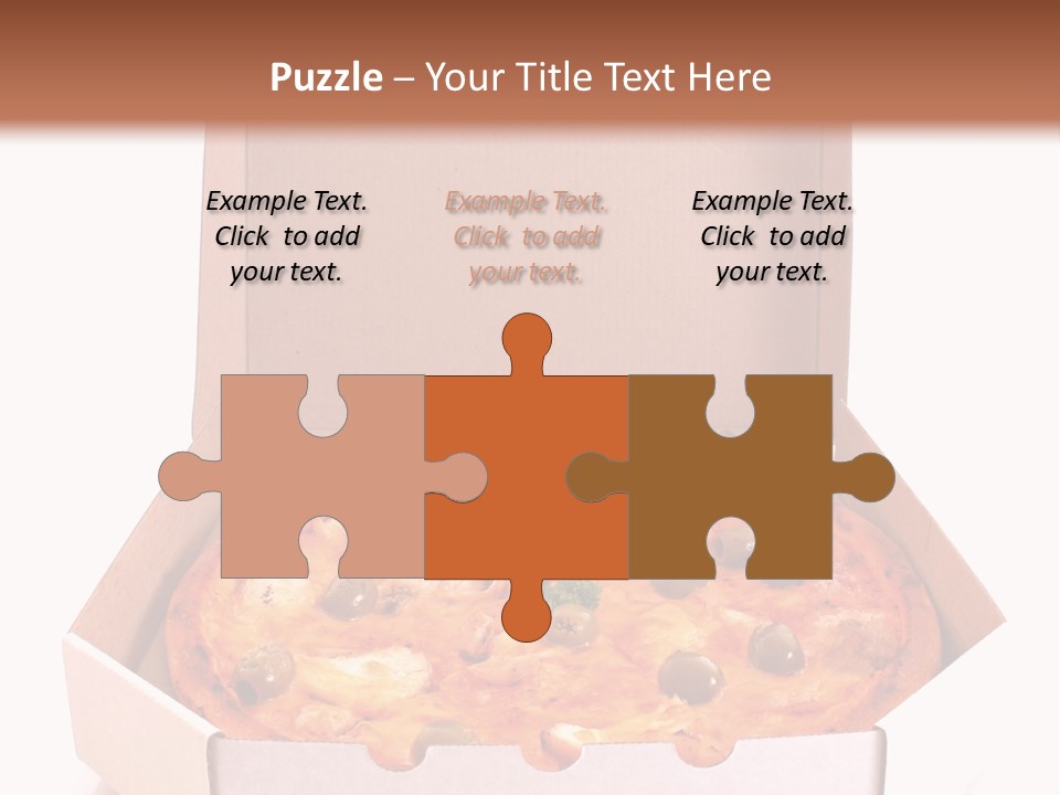 Meal Circle Cheese PowerPoint Template