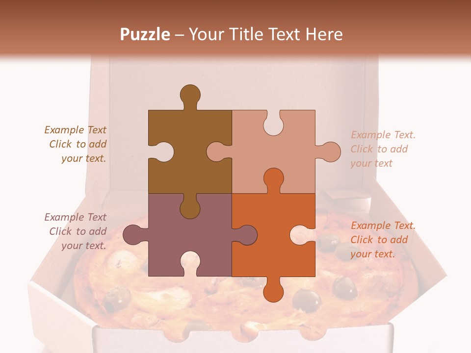 Meal Circle Cheese PowerPoint Template