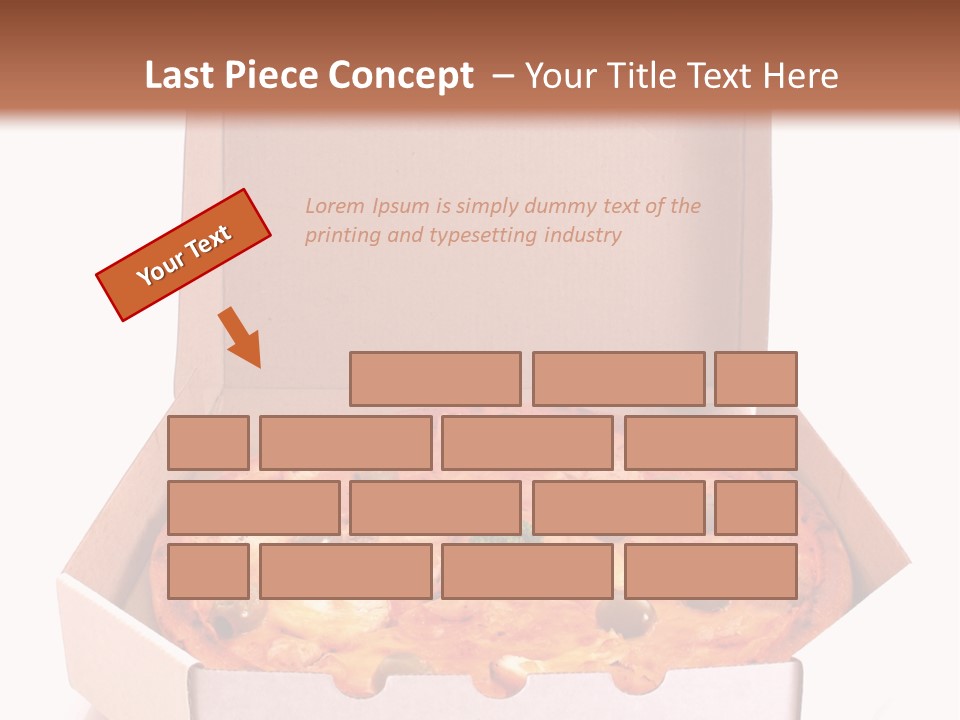 Meal Circle Cheese PowerPoint Template