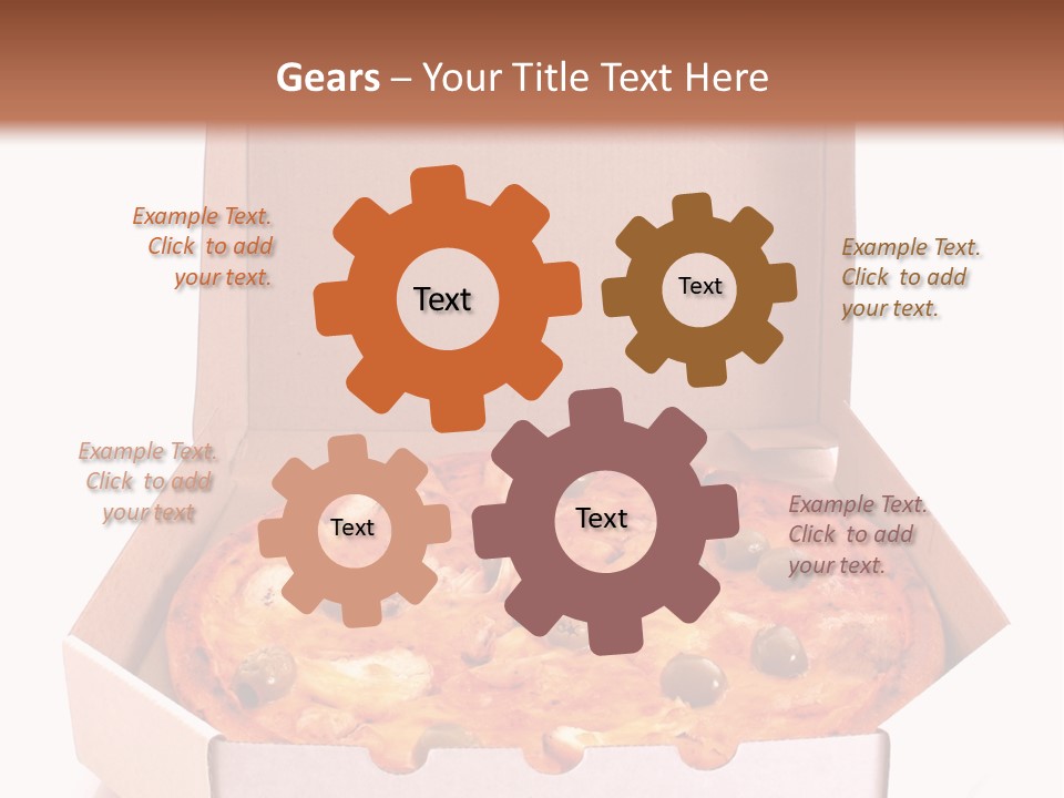 Meal Circle Cheese PowerPoint Template