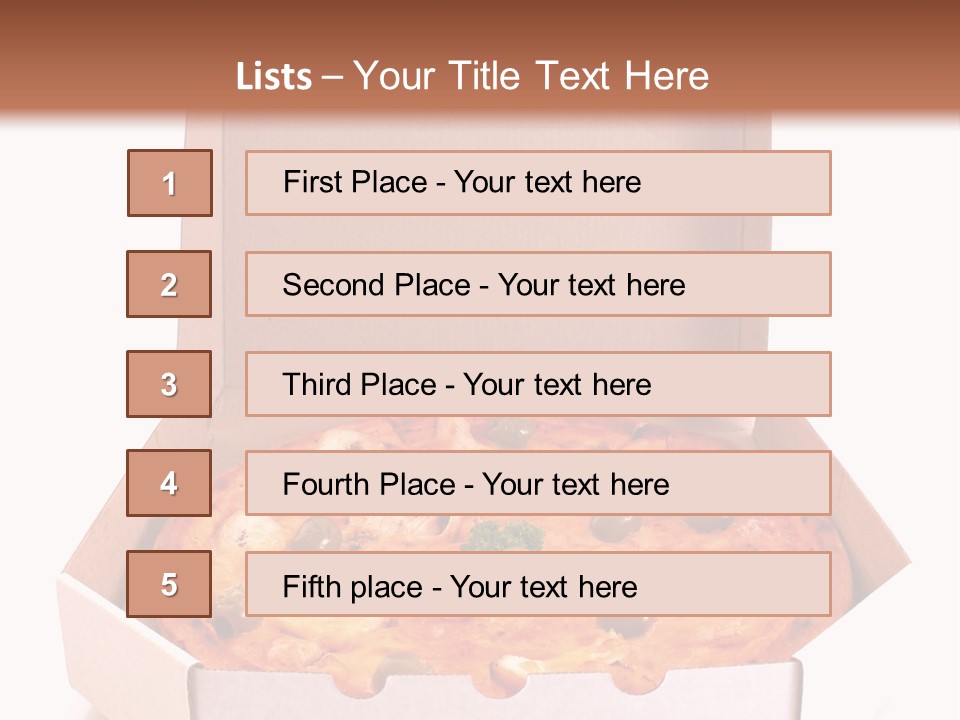 Meal Circle Cheese PowerPoint Template