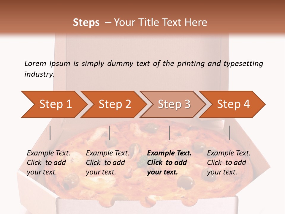Meal Circle Cheese PowerPoint Template