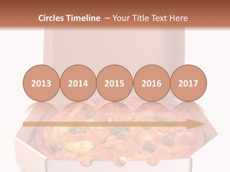 Meal Circle Cheese PowerPoint Template