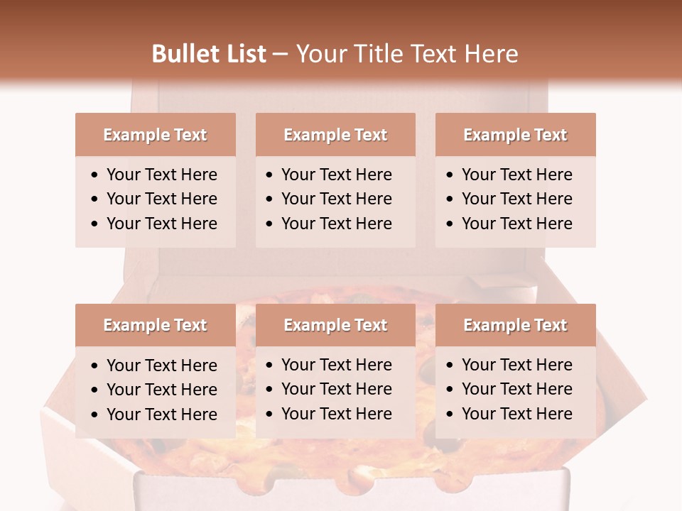 Meal Circle Cheese PowerPoint Template