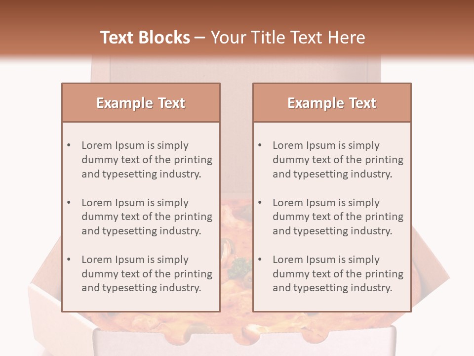 Meal Circle Cheese PowerPoint Template
