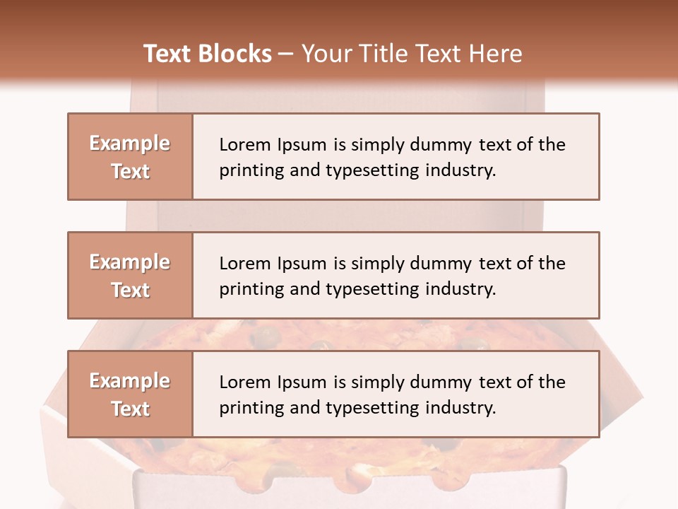 Meal Circle Cheese PowerPoint Template