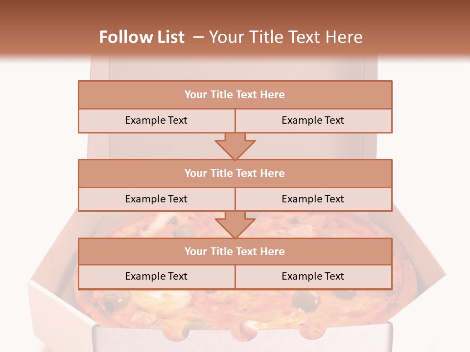 Meal Circle Cheese PowerPoint Template