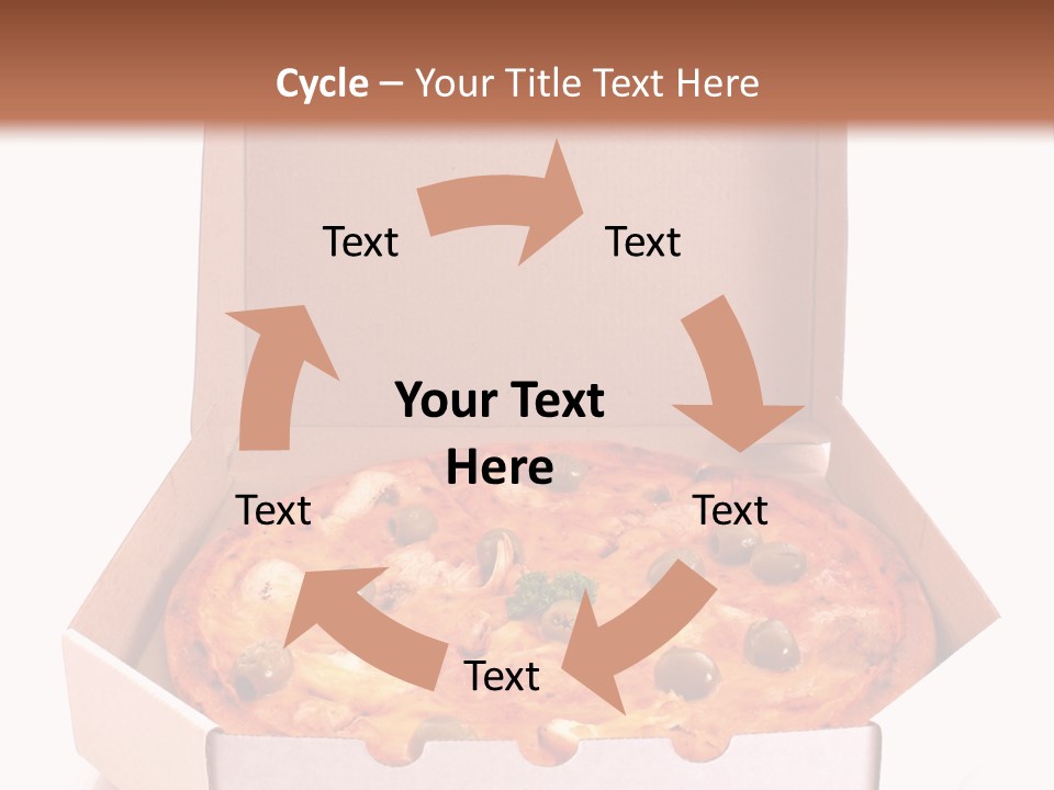 Meal Circle Cheese PowerPoint Template