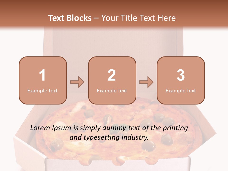 Meal Circle Cheese PowerPoint Template