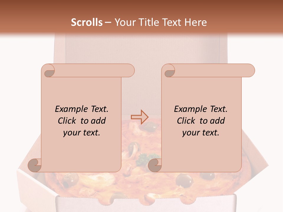 Meal Circle Cheese PowerPoint Template