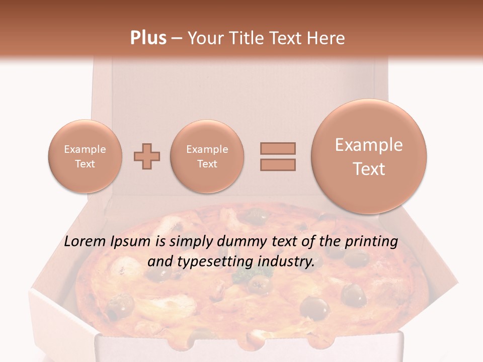 Meal Circle Cheese PowerPoint Template