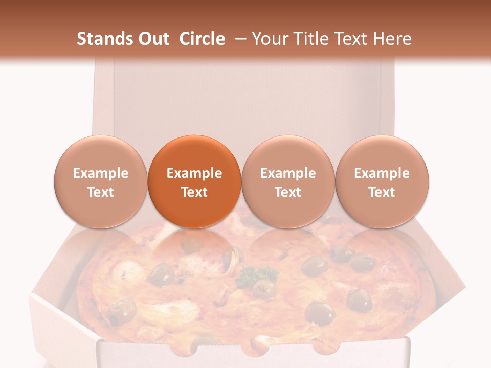 Meal Circle Cheese PowerPoint Template