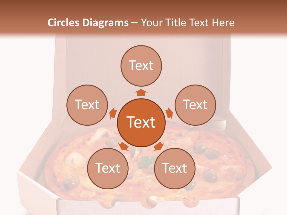 Meal Circle Cheese PowerPoint Template
