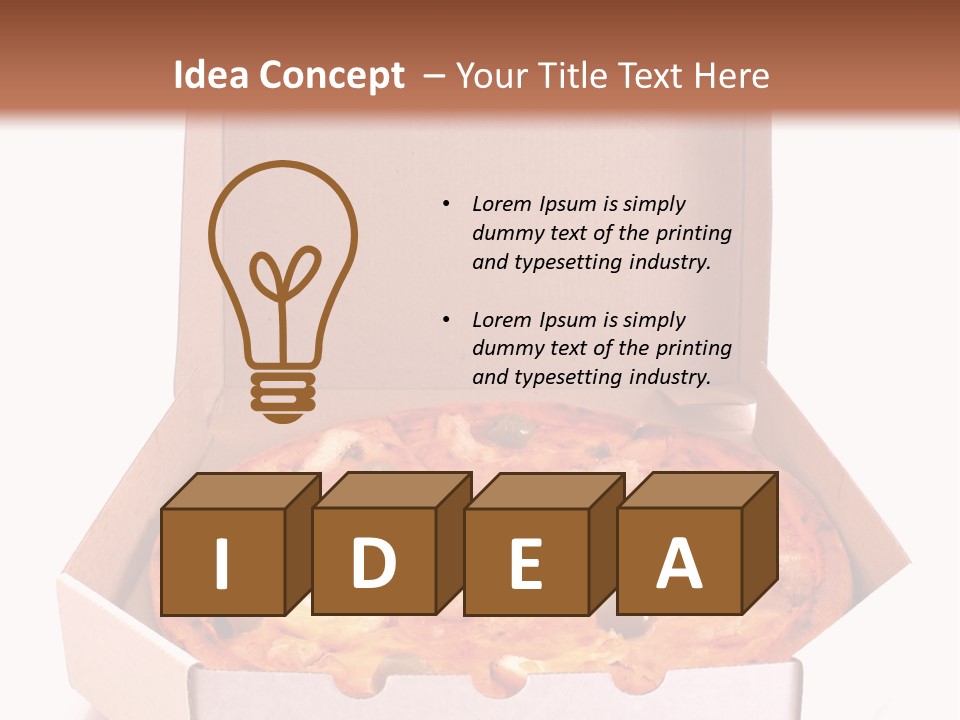 Meal Circle Cheese PowerPoint Template