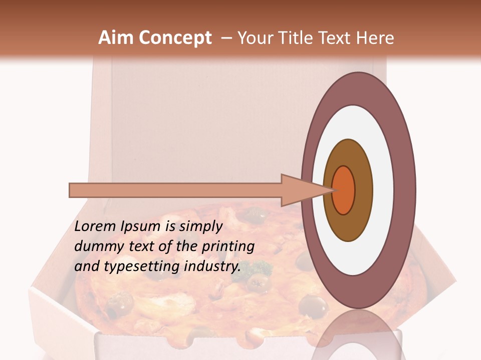 Meal Circle Cheese PowerPoint Template