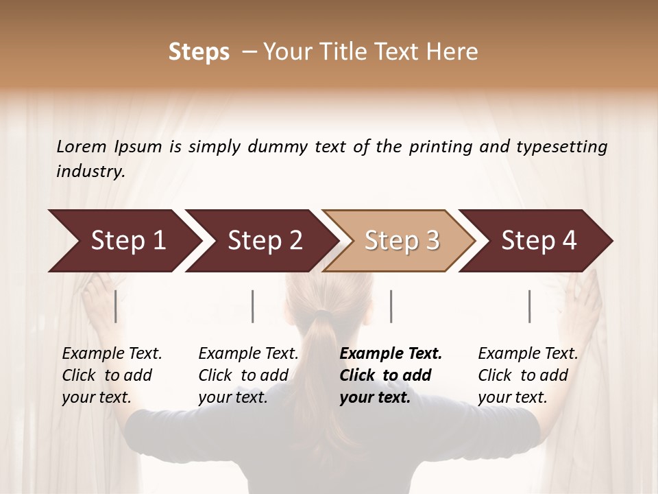 Window Hope Freedom PowerPoint Template