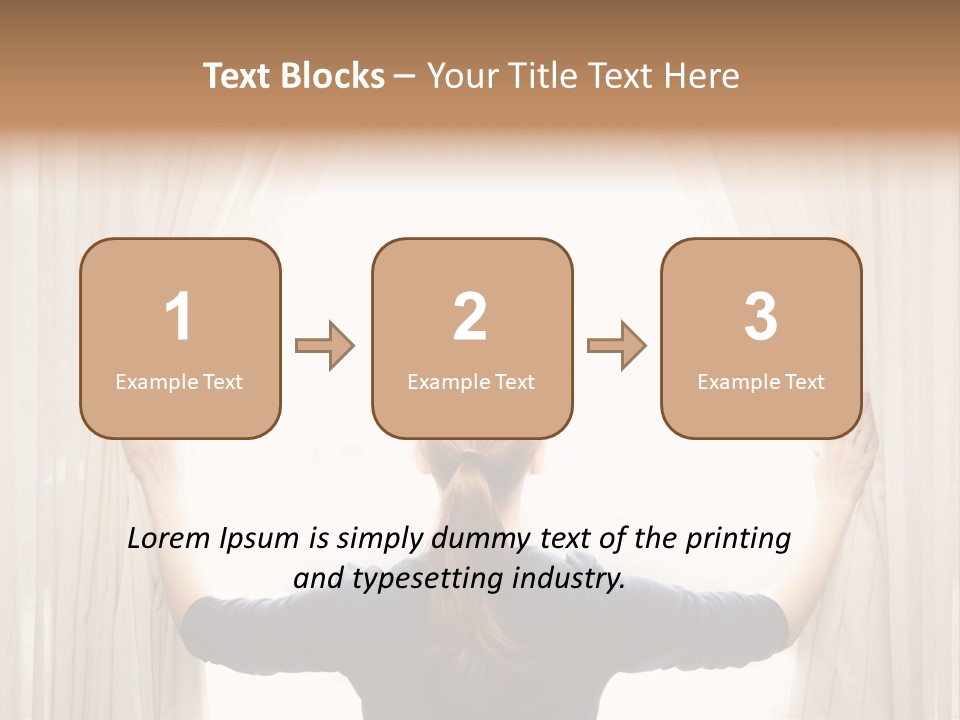 Window Hope Freedom PowerPoint Template
