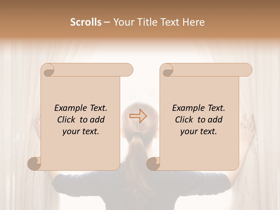 Window Hope Freedom PowerPoint Template