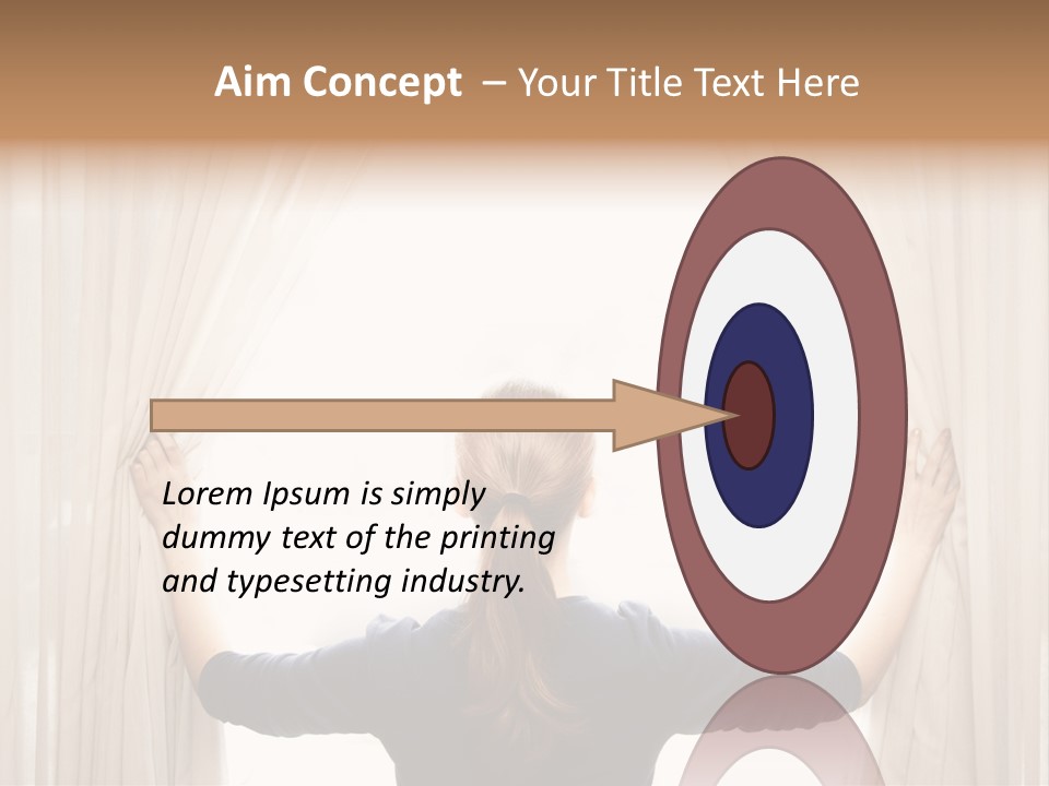 Window Hope Freedom PowerPoint Template