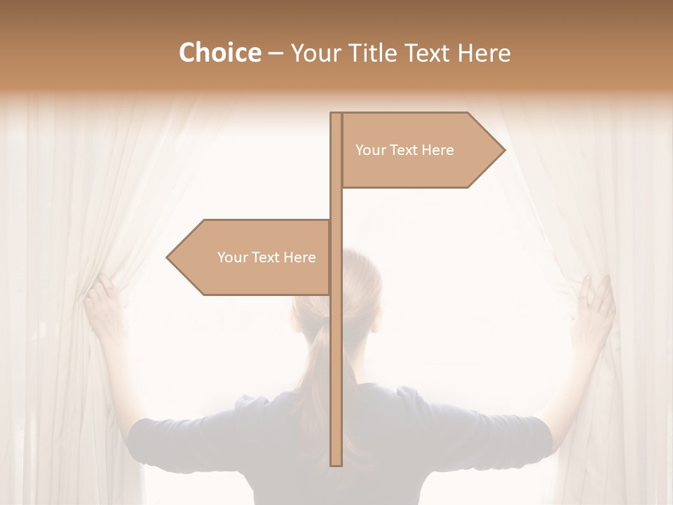 Window Hope Freedom PowerPoint Template