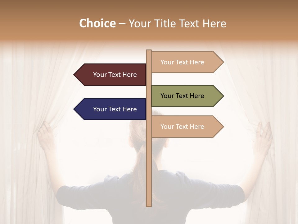 Window Hope Freedom PowerPoint Template