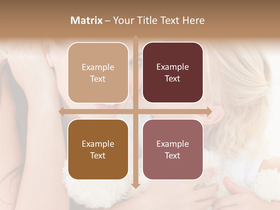 Bed Mom Enjoy PowerPoint Template