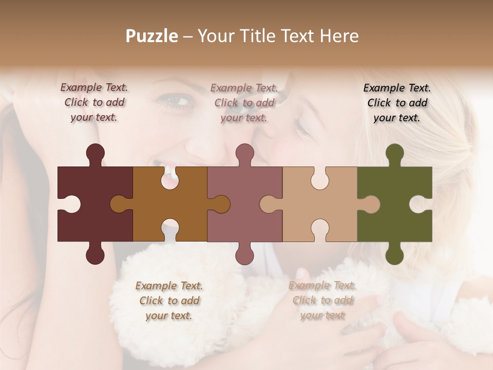 Bed Mom Enjoy PowerPoint Template