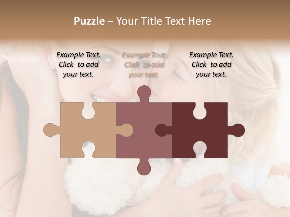 Bed Mom Enjoy PowerPoint Template