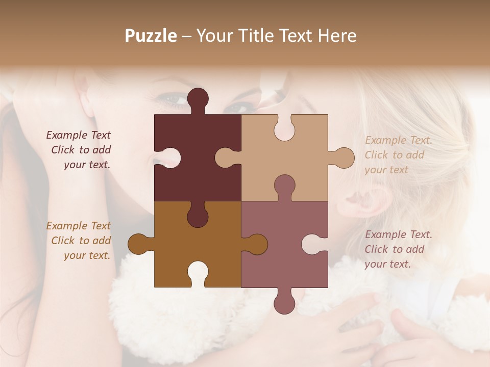 Bed Mom Enjoy PowerPoint Template