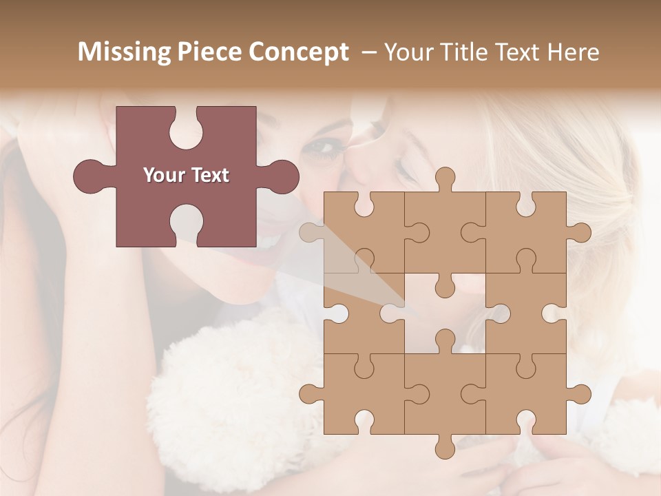 Bed Mom Enjoy PowerPoint Template