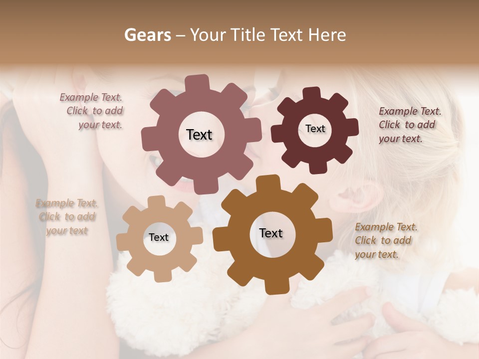 Bed Mom Enjoy PowerPoint Template