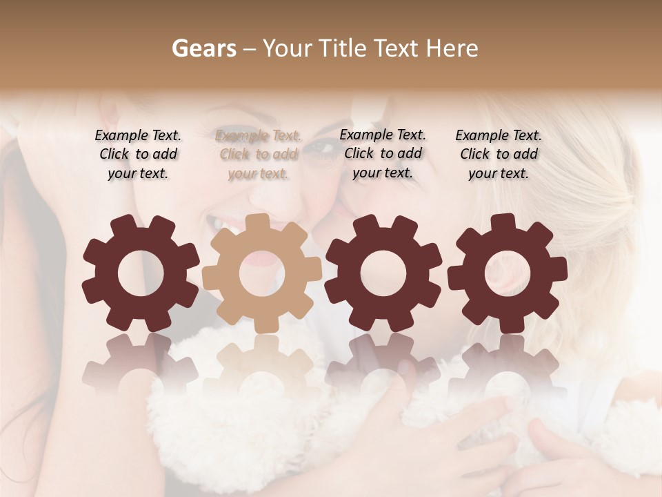 Bed Mom Enjoy PowerPoint Template