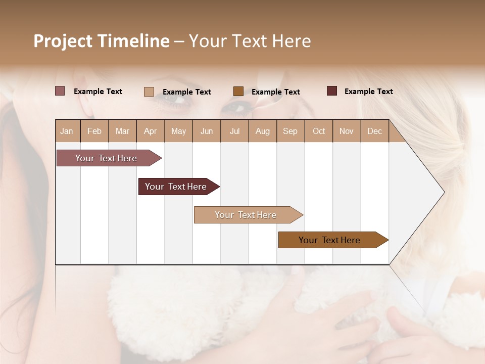 Bed Mom Enjoy PowerPoint Template