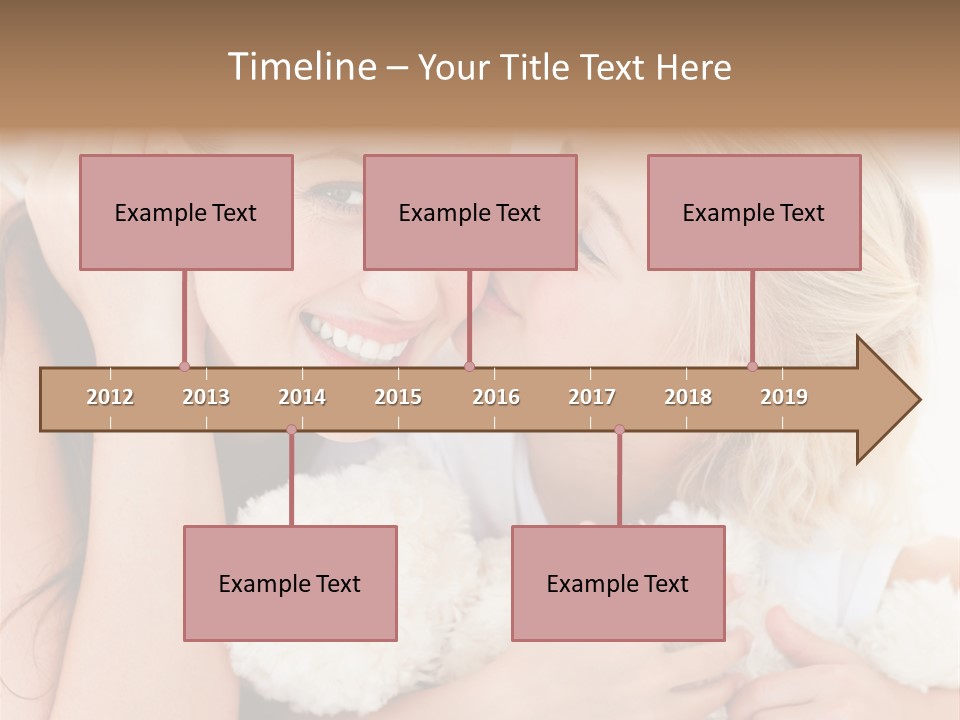 Bed Mom Enjoy PowerPoint Template