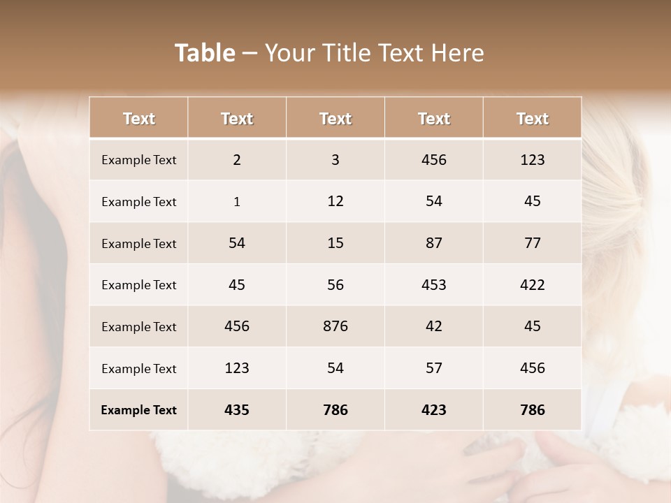 Bed Mom Enjoy PowerPoint Template