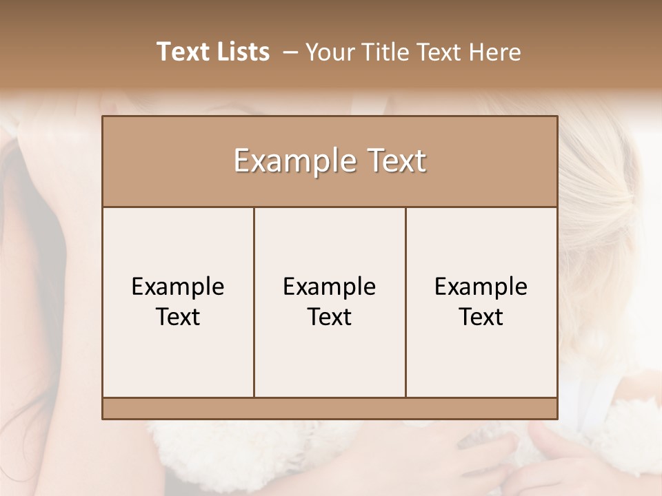 Bed Mom Enjoy PowerPoint Template